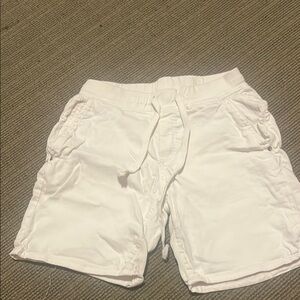 Classic White Casual Shorts